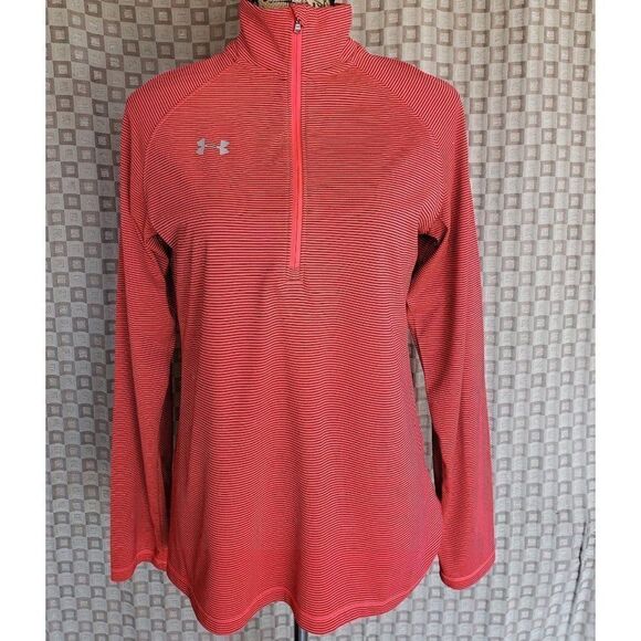 Under Armour Women's Long Sleeve Twist 1/2 zip Pullover Top Medium - Picture 1 of 9
